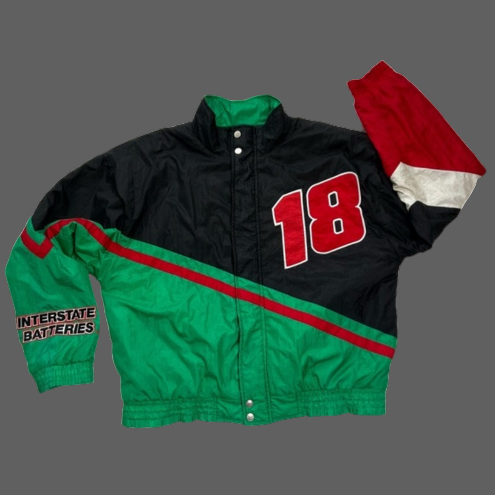 NASCAR Bobby Labonte Vintage Chase Authentics #18 Interstate Batteries Jacket - Picture 2 of 10
